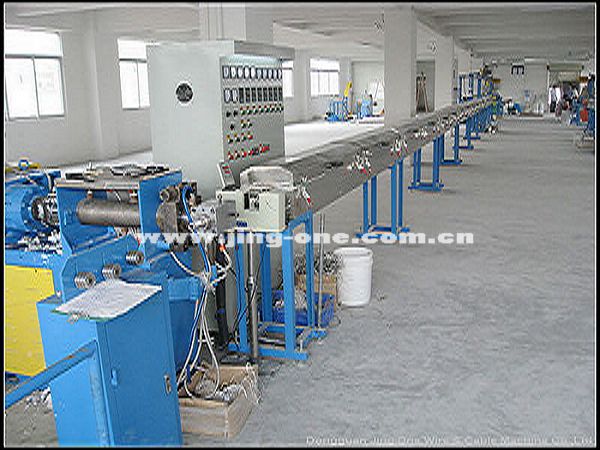 Model 65mm Screw Silicone Cable Extrusion Line